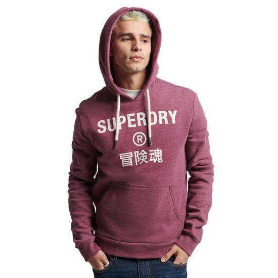 Superdry Ανδρικό φούτερ Vintage Corporation Logo Marl Hoodie